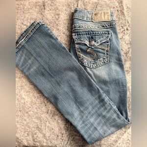 Silver Jeans Suki Mid Boot Cut Jeans Size 27 Medium Wash